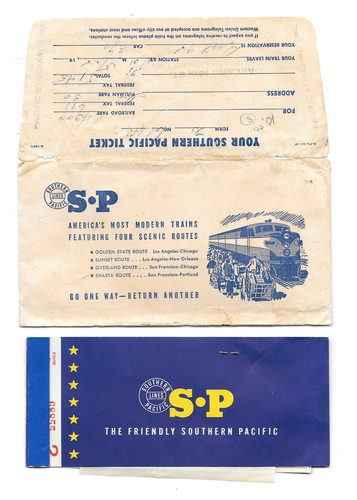 1952 southern pacific train - southern,