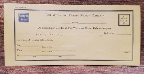 Fort worth and - fort, railway