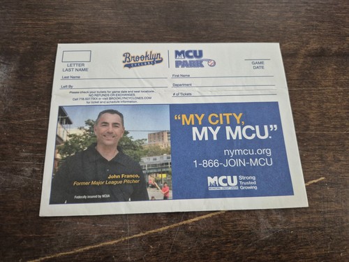 Brooklyn cyclones ticket - brooklyn,