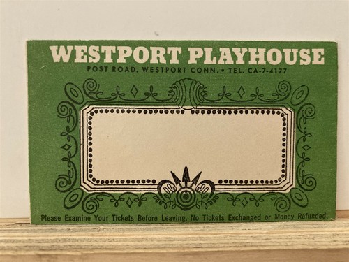 1960 westport playhouse - 1960's,