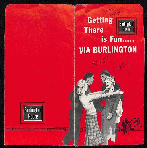 Burlington route railroad - burlington,